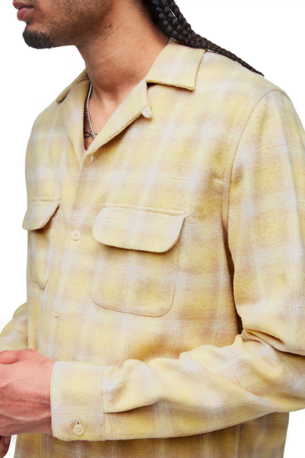 JACINTO LS SHIRT BUTTERMILK YELLOW 5
