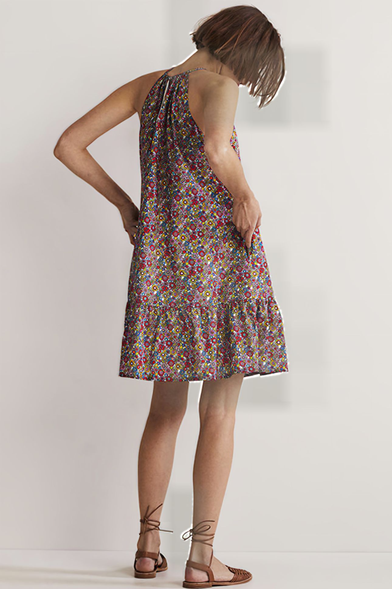 INGRID HALTERNECK DRESS MUL 4