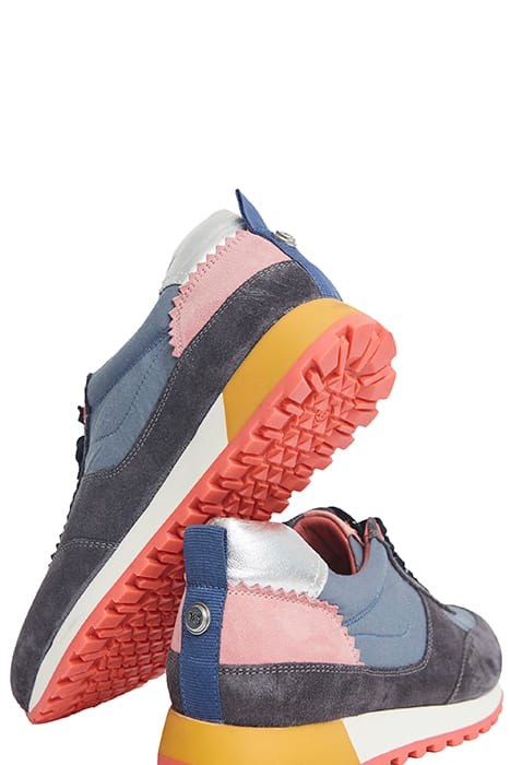COLOUR BLOCK RETRO SNEAKER BLUE 4