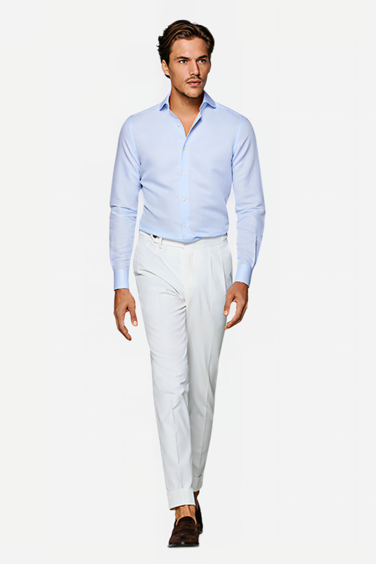 LIGHT BLUE EXTRA SLIM FIT SHIRT 3