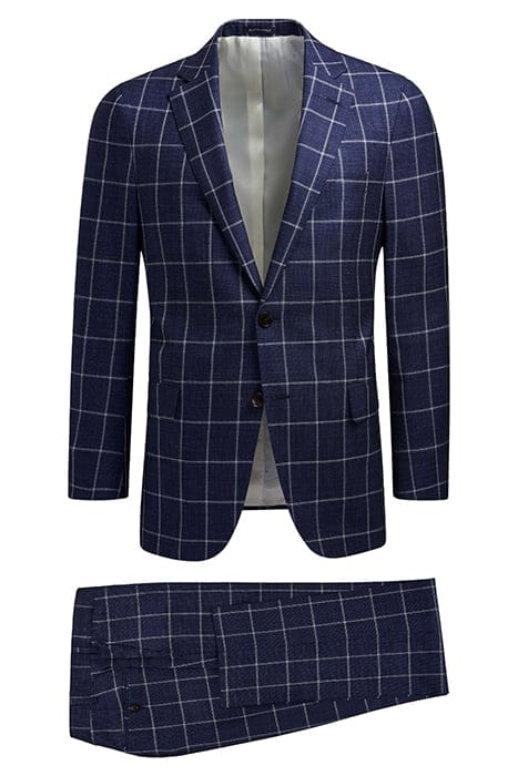 Navy Checked Sienna Suit 1