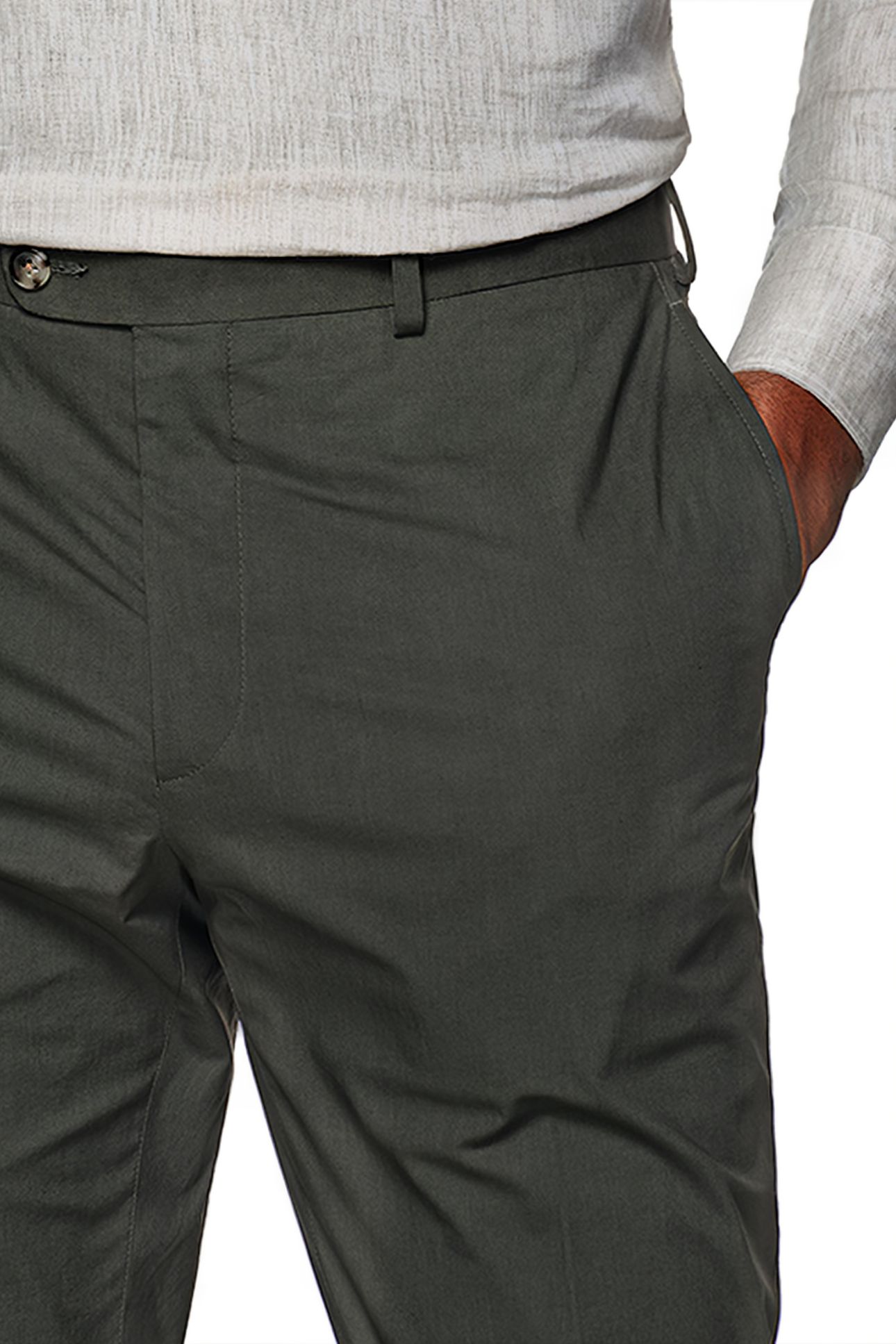 MID GREEN SOHO TROUSERS 5
