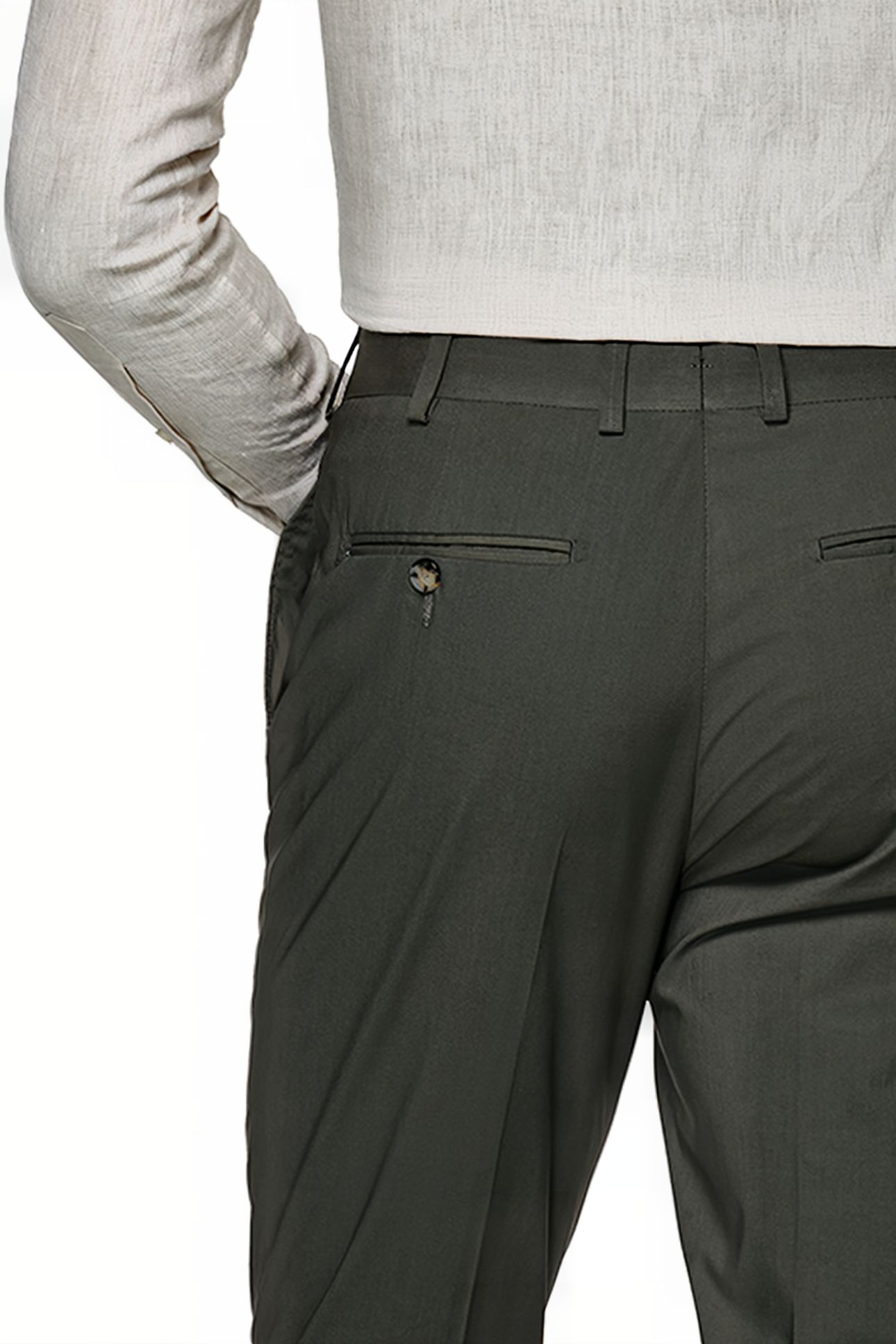 MID GREEN SOHO TROUSERS 6