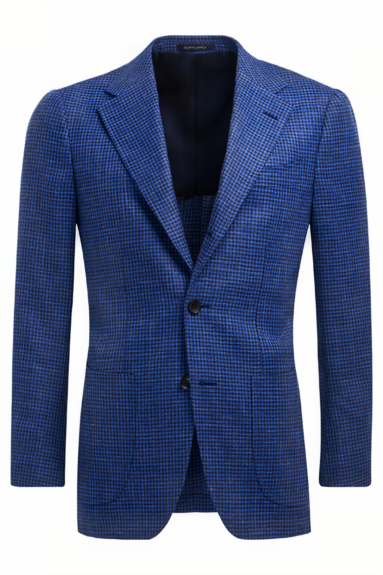 Mid Blue Houndstooth Havana Blazer 2