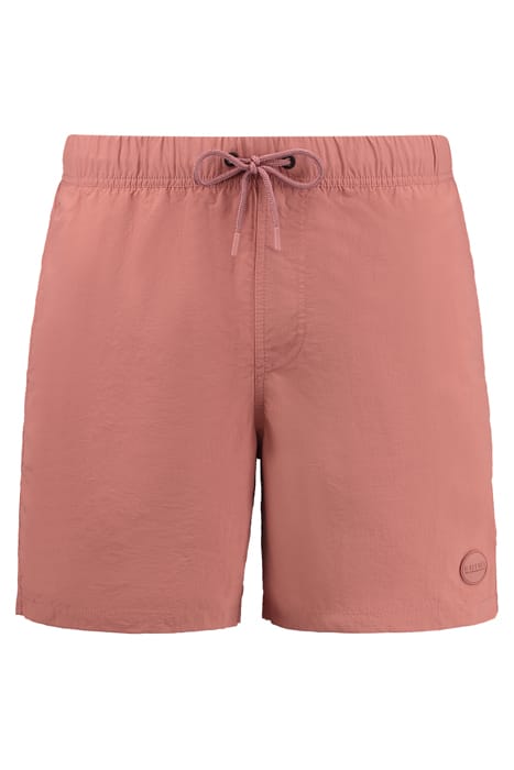 MEN SWIMSHORT NICK NYLON SOLID BRICK DUST PINK 1