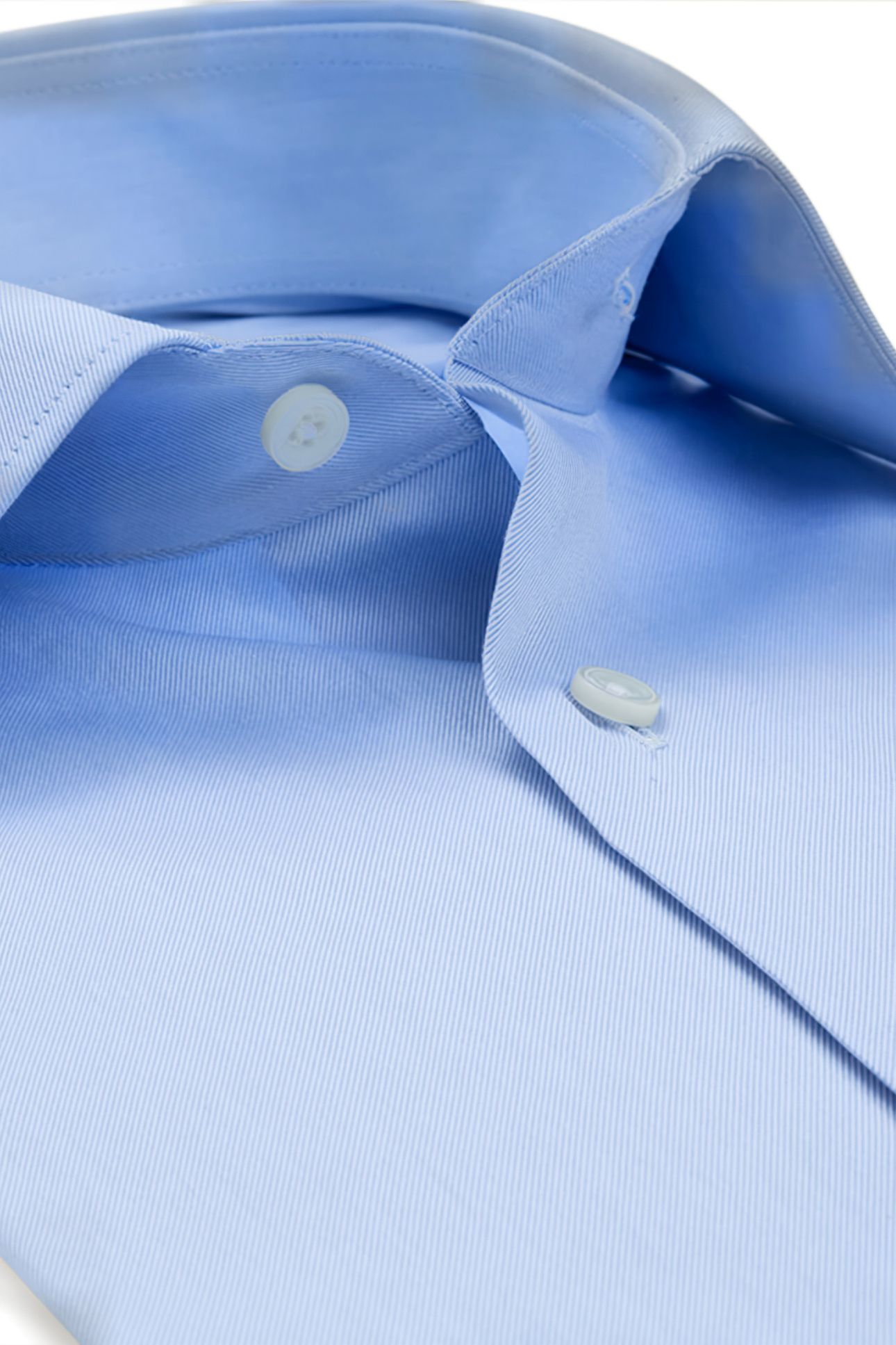 Light Blue Twill Slim Fit Shirt 2