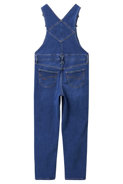 ISABELLE DUNGAREE MID DENIM 7