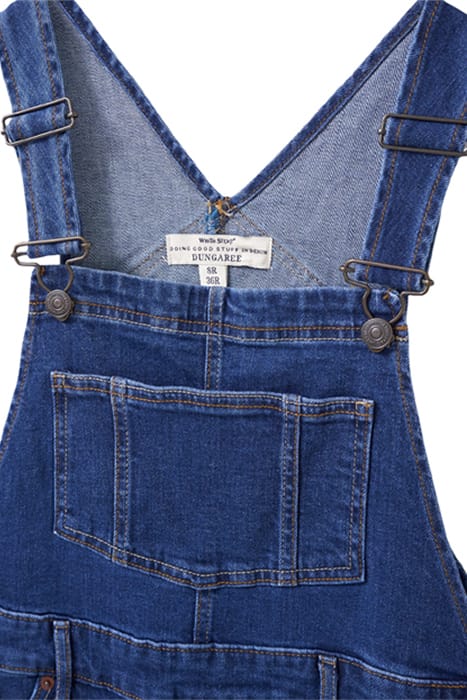 ISABELLE DUNGAREE MID DENIM 6