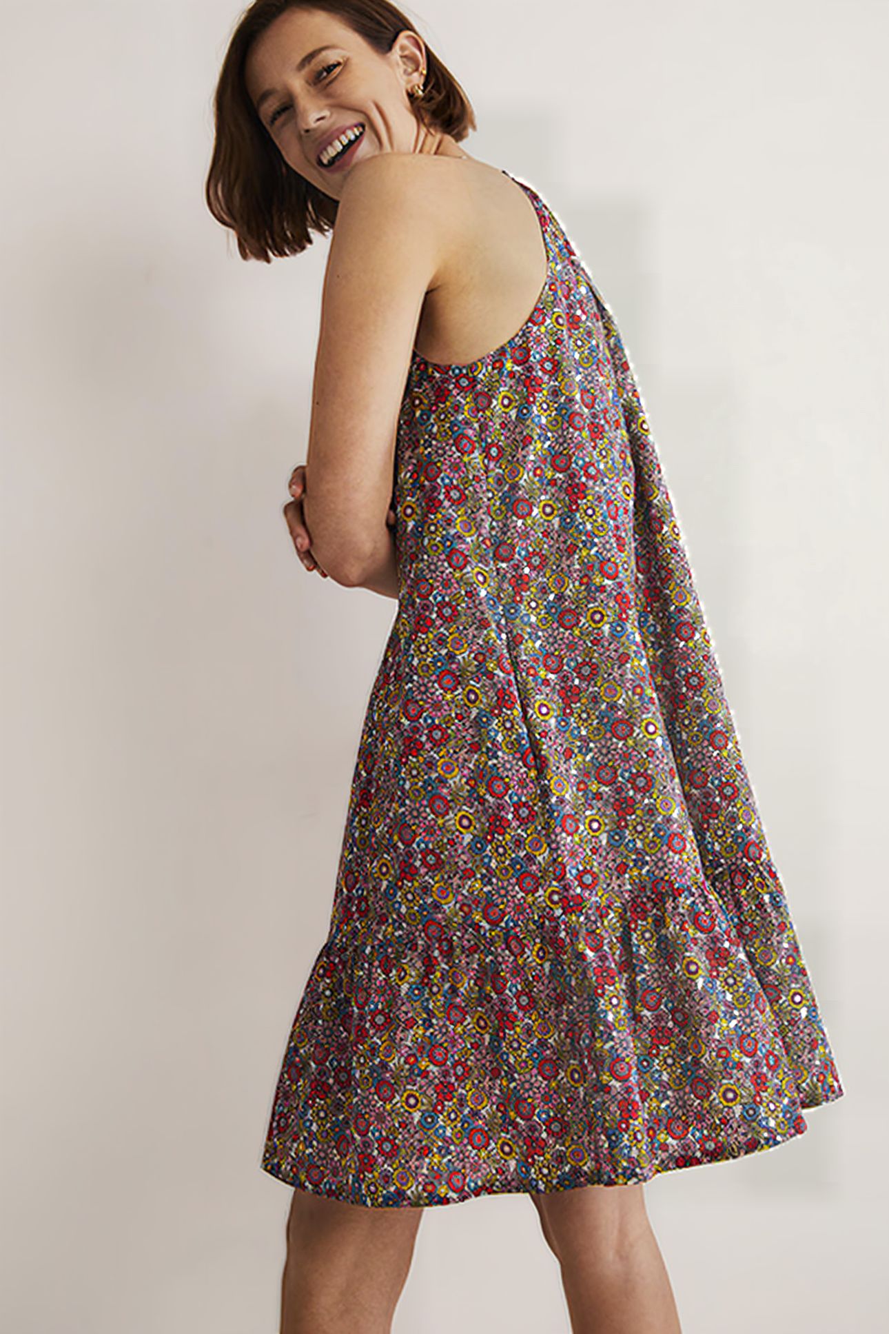 INGRID HALTERNECK DRESS MUL 5