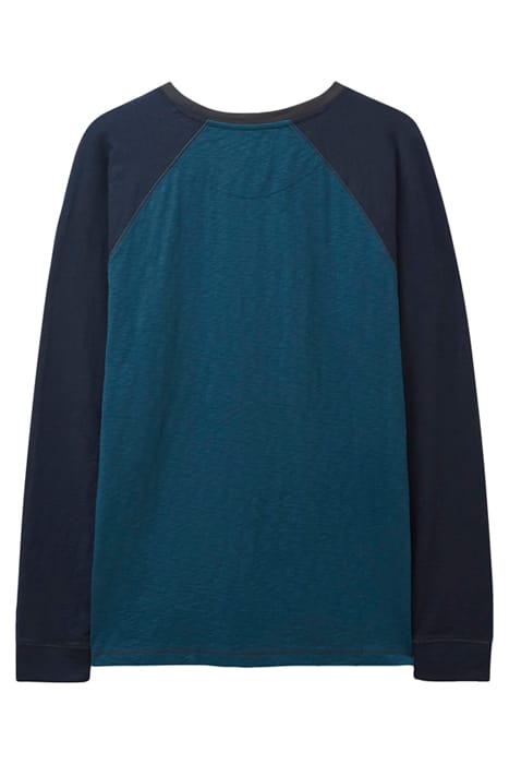 ROBBIE RAGLAN T-SHIRT MID TEAL 4