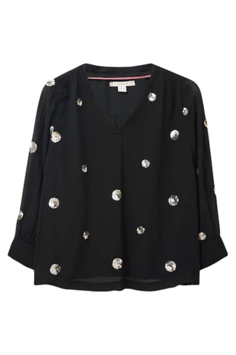ELISA SEQUIN TOP BLACK 1