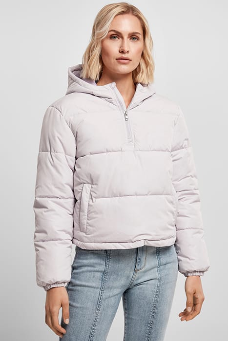 LADIES PUFFER PULL OVER JACKET SOFTLILAC 2