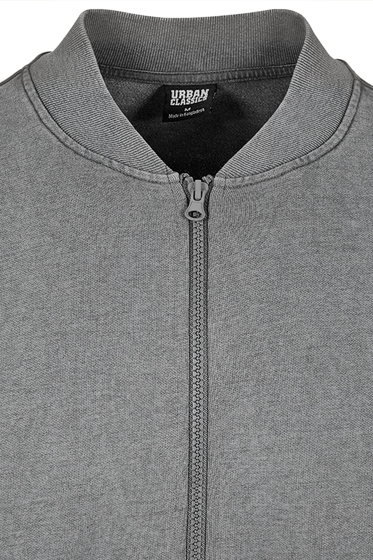 WASHED SWEAT BOMBER DARKSHADOW 7