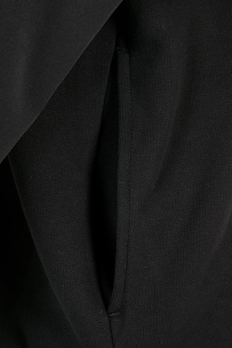 ORGANIC AND RECYCLED FABRIC MIX TRACK JACKET BLACK 9