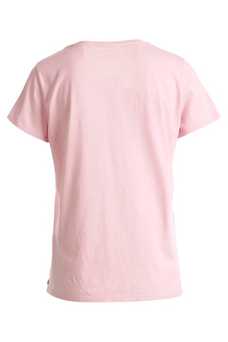 CREW NECK TEE SS + DECO PINK 4