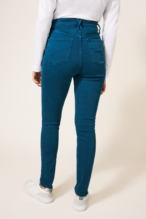 AMELIA SKINNY JEAN DARK TEAL 3