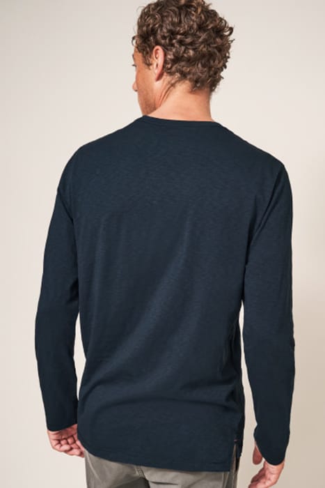 LONG SLEEVE ABERSOCH TEE DARK NAVY 2