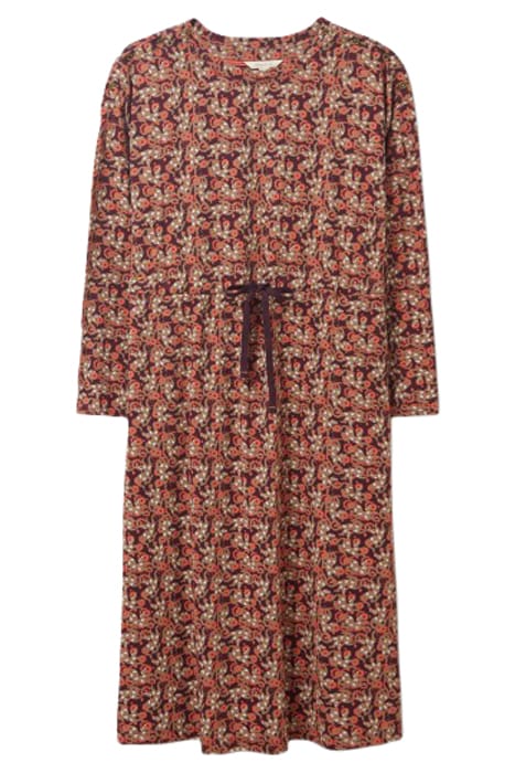 POPPY JERSEY DRESS PLUM MLT 1