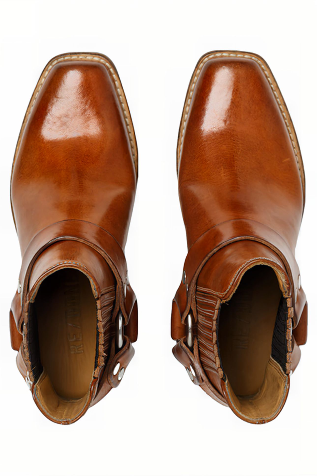 SHORTST CAVALRY BOOT WORN CARAMEL 3