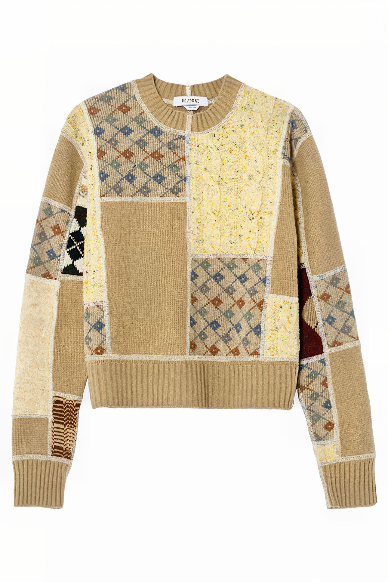 UPCYCLED 60S SHRUNKEN SWEATER ASSORTED COLORS 1