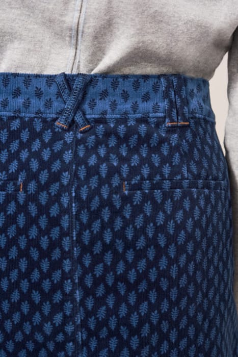 MELODY CORD SKIRT BLUE 4