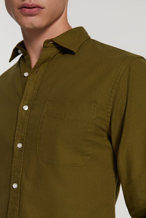 MEN TWILL SHIRT TYLER OLD ARMY GREEN 6