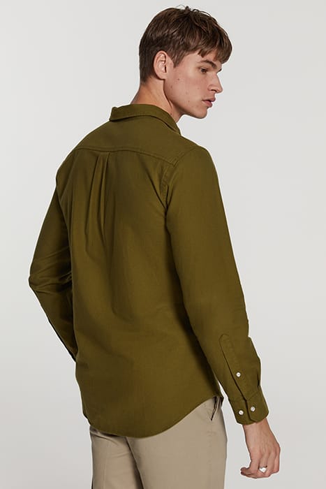 MEN TWILL SHIRT TYLER OLD ARMY GREEN 3