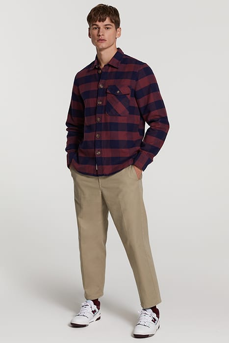 MEN OVERSHIRT BRAD MAROON RED 4