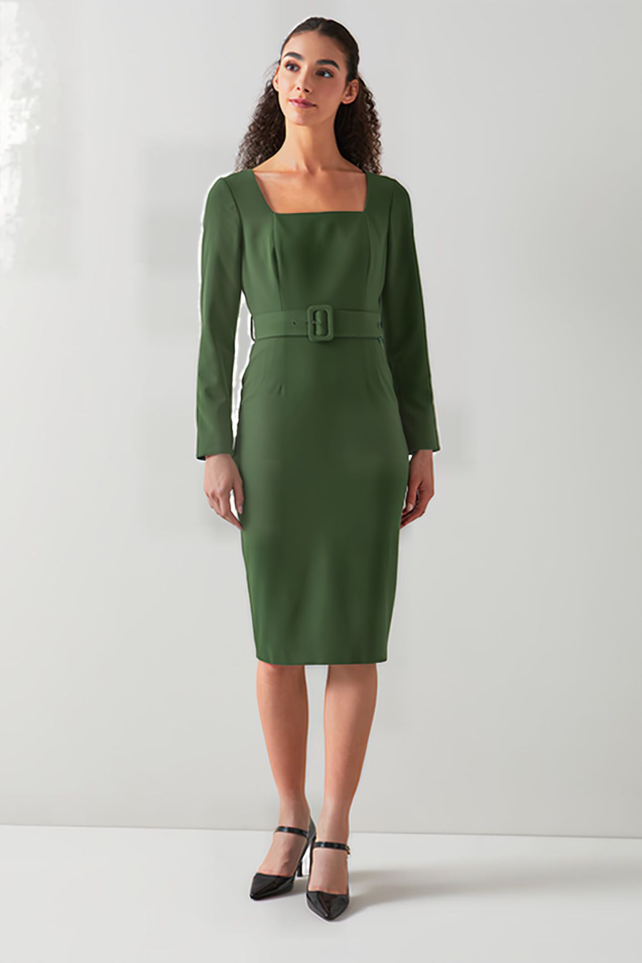 CARRINGTO MIDI DRESS FOREST 2