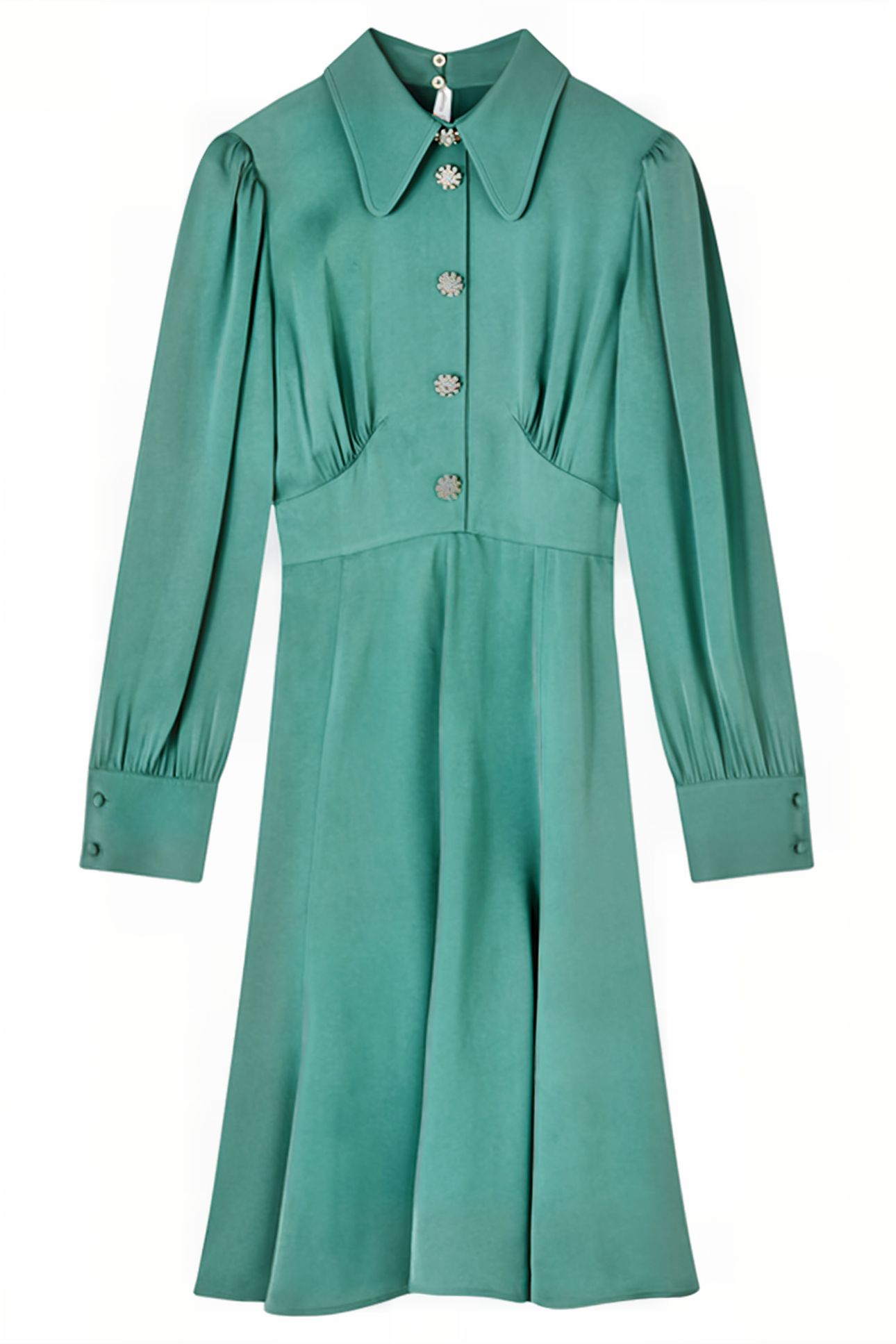 MIRA SHIRT DRESS SAGE 5