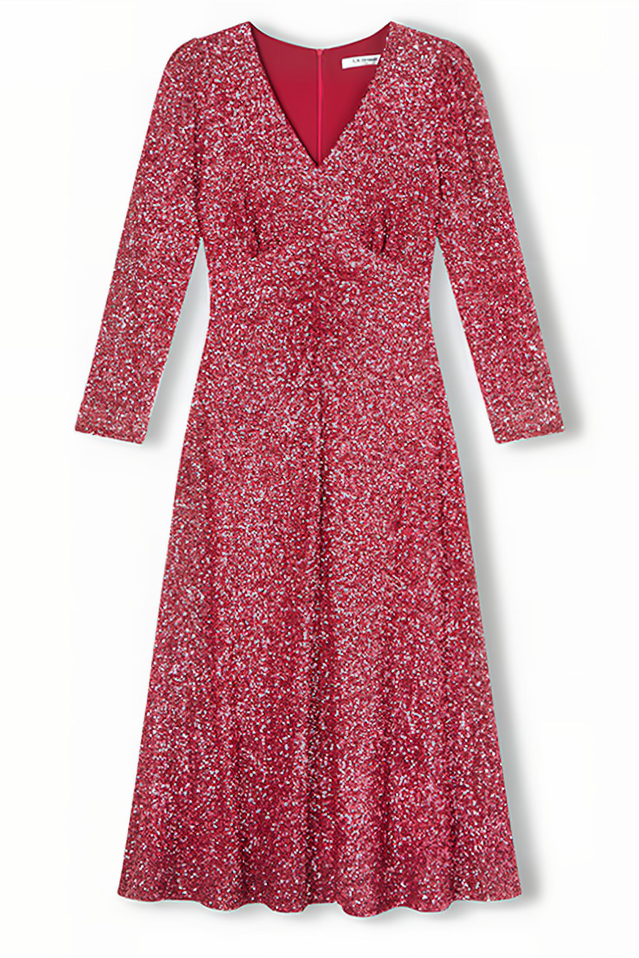 GABRIELLE MIDI DRESS PINK 4