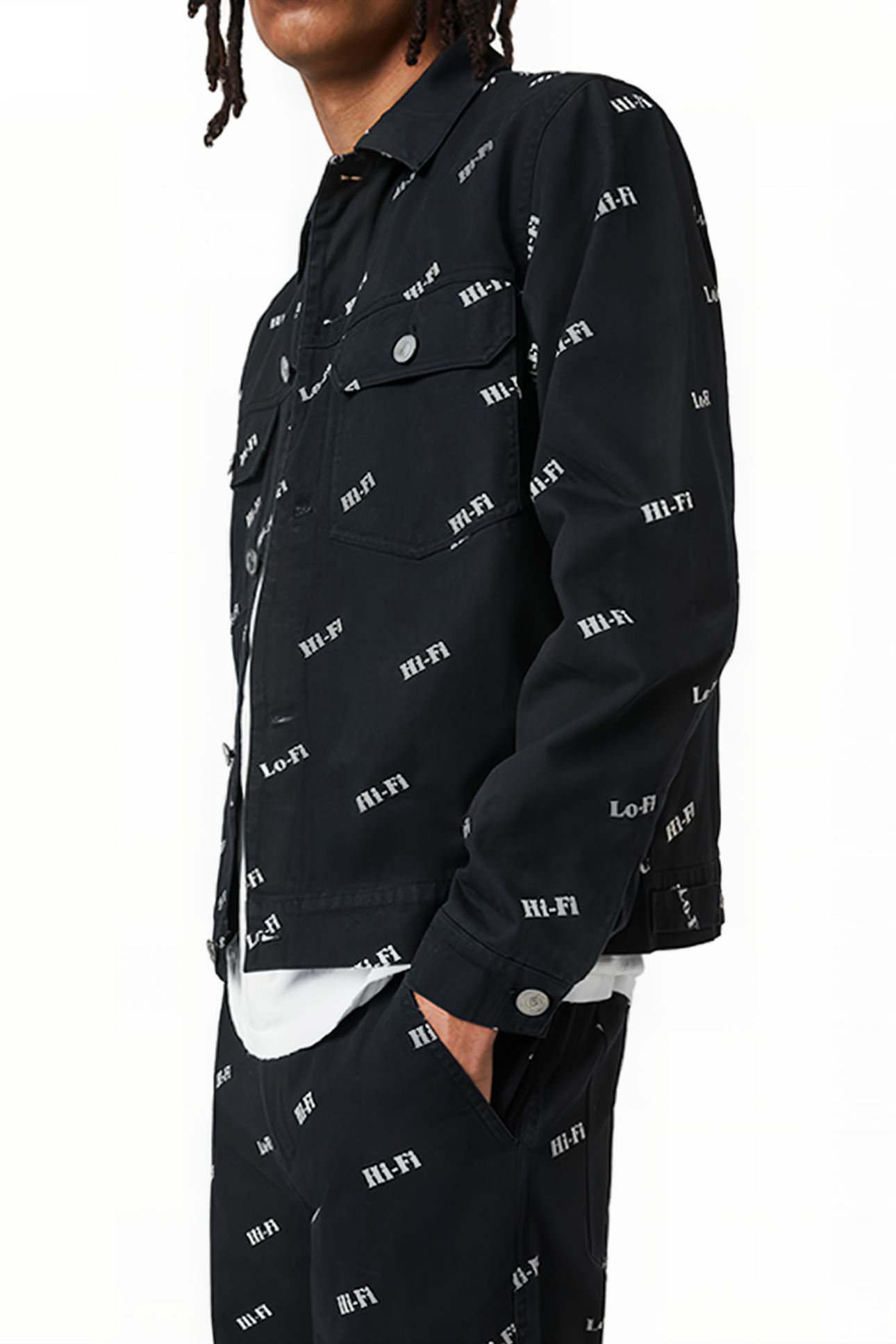 SENTA JACKET BLACK/WHITE 5