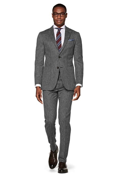 GREY STRIPED HAVANA SUIT 1
