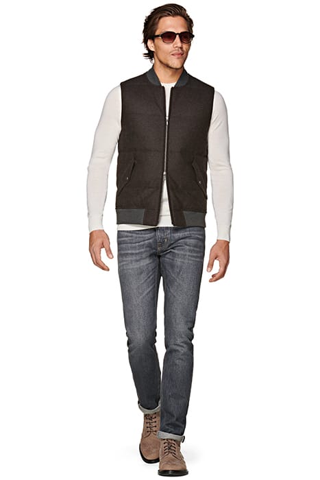 GREY 5 POCKET ALAIN JEANS 1