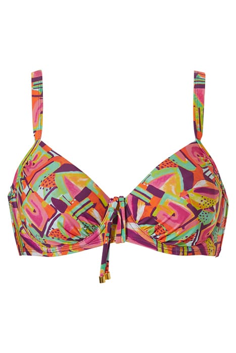 SW BRA TSHIRT BABETTE ABSTRACT SUNSET MOSAIC 2