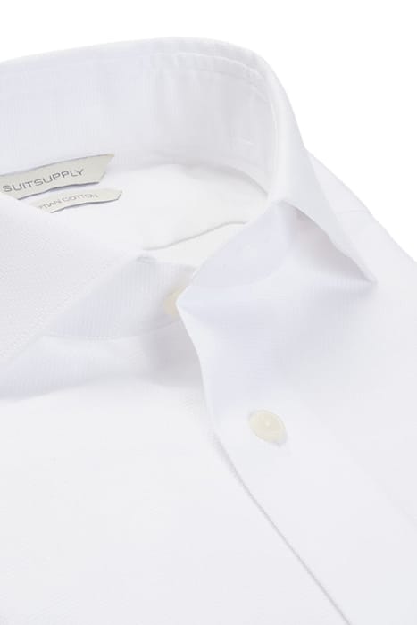 WHITE GIRO INGLESE SLIM FIT SHIRT 5