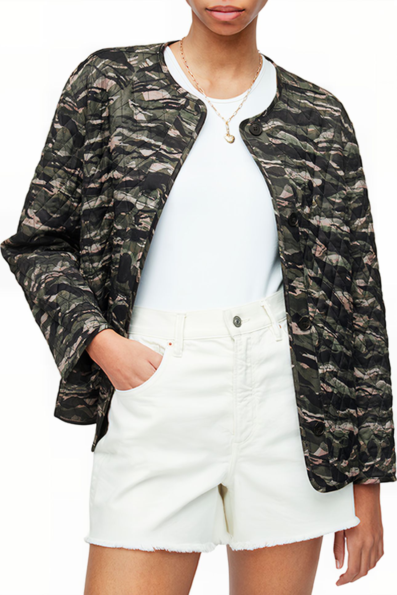HALLIE LINER JACKET GREEN 1