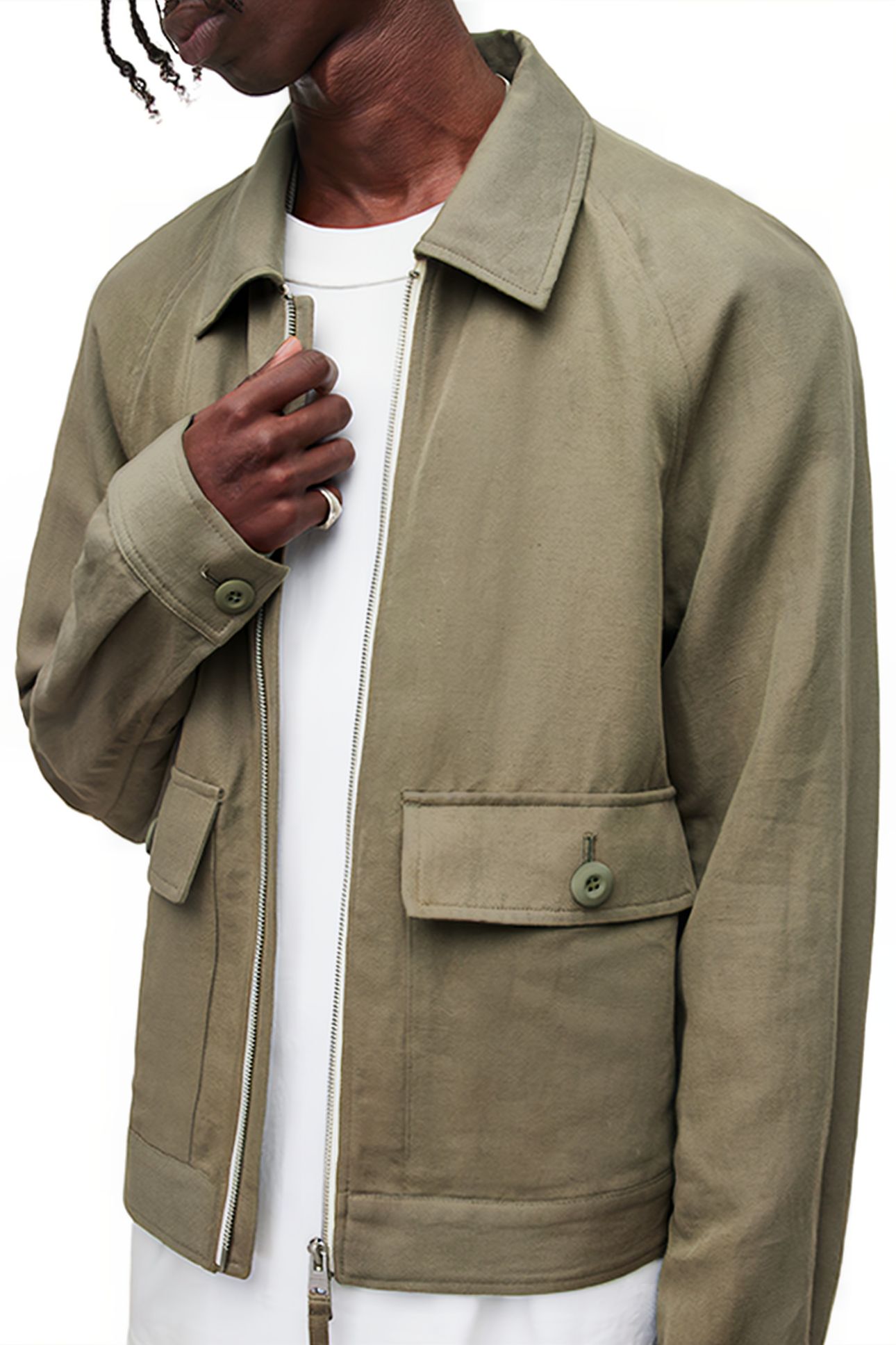 BLANE JACKET ASH KHAKI BROWN 5