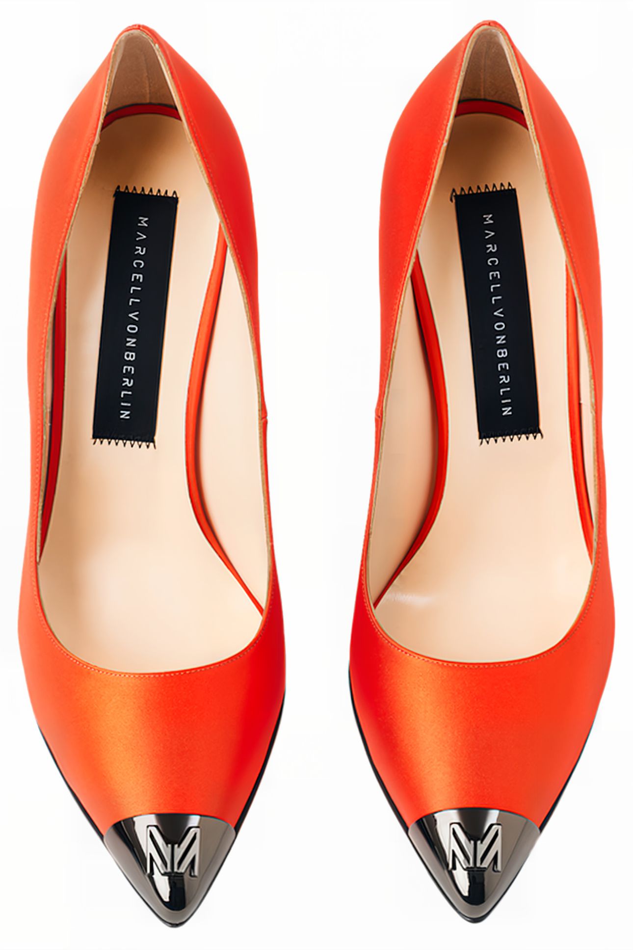 SATIN PUMPS FLAME 3