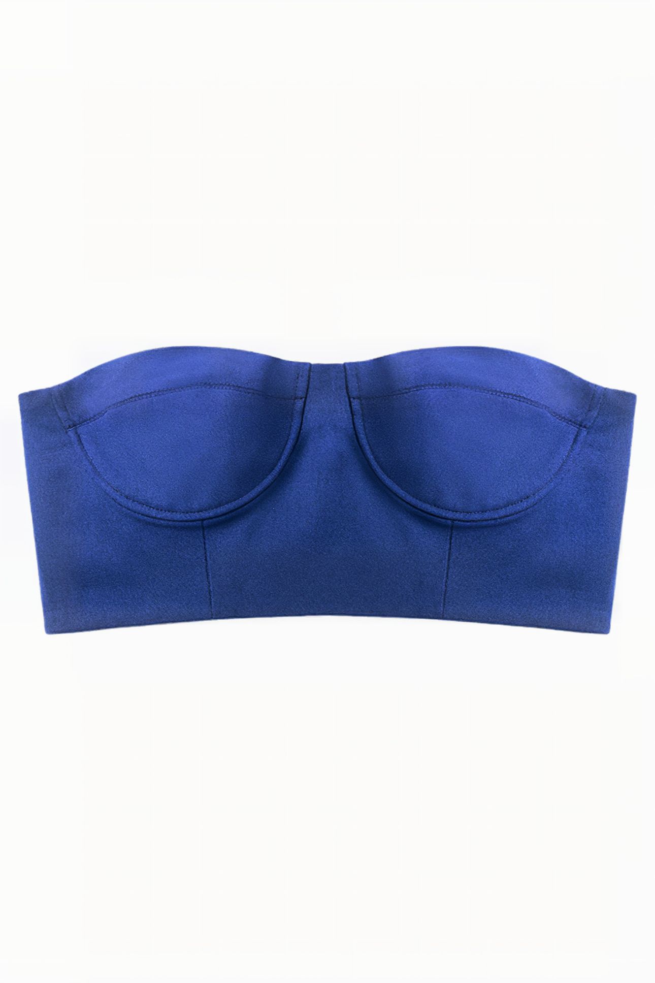 CROPPED BUSTIER TOP TWILIGHT BLUE 3