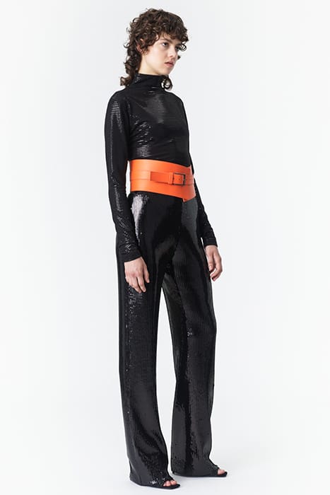 SEQUIN PANTS BLACK 5
