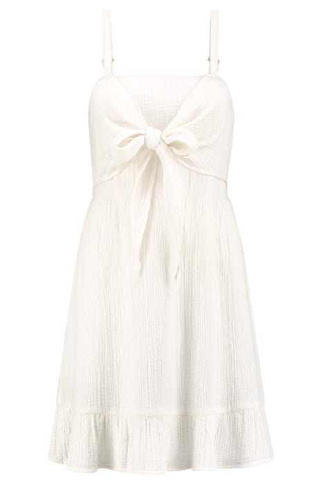 BORA-BORA DRESS MOUSSELINE WAFFLE JET STREAM WHITE 5