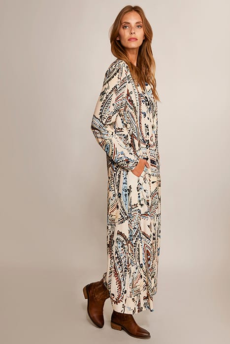 DRESS WITH V-OPENING MULTI 5