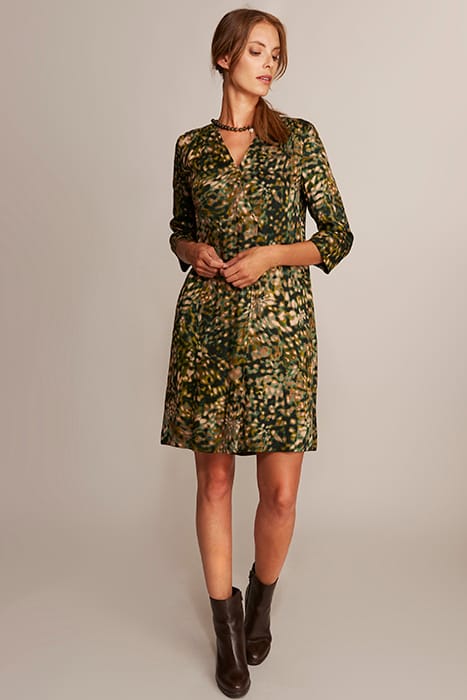 CROSS OVER DRESS GREEN 4