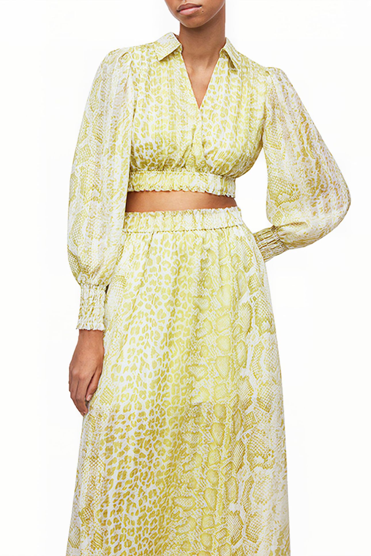CLARA NOCHE TOP LIME GREEN 1