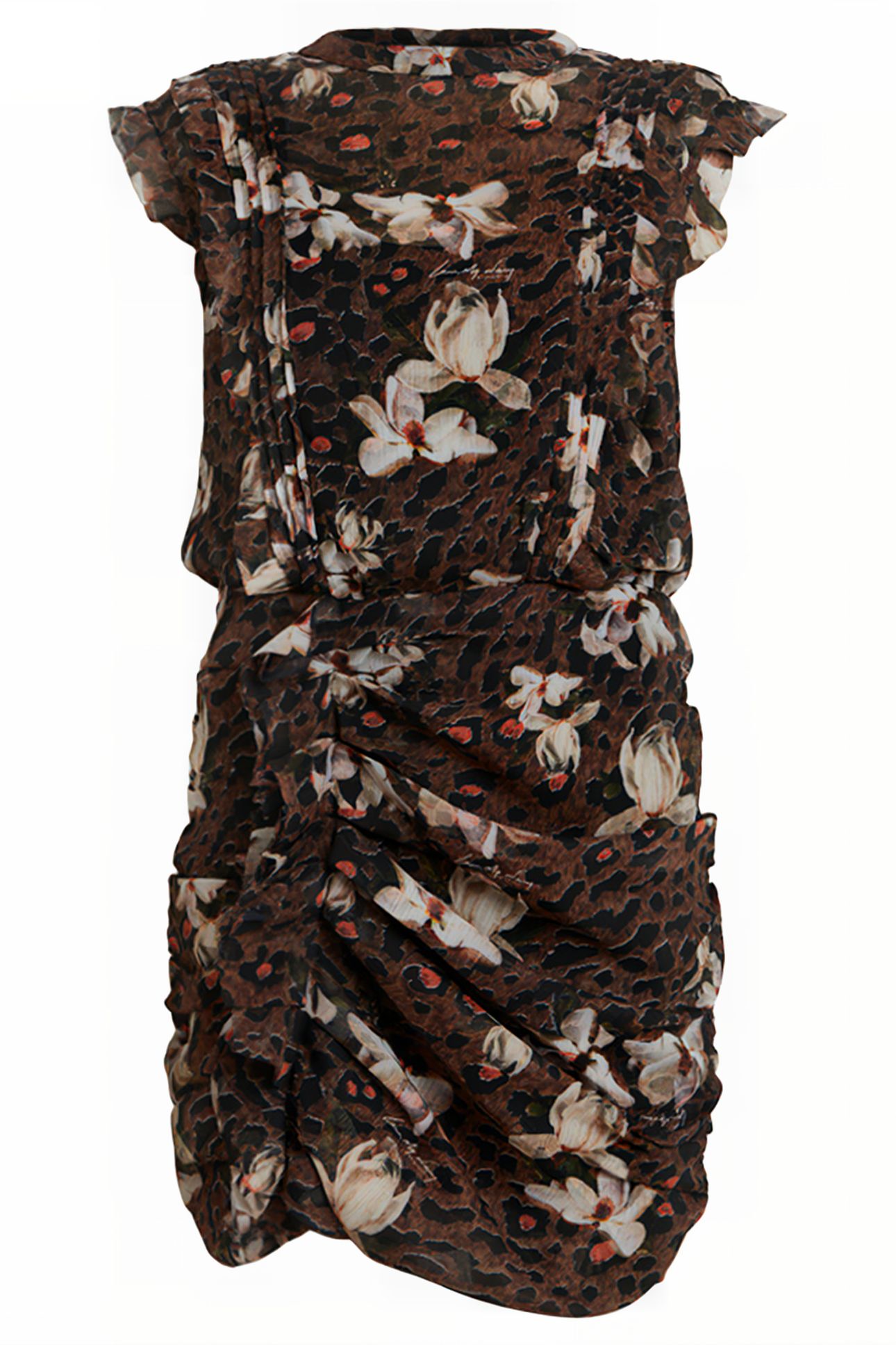 HALI ALESSANDRA DRES ANIMAL BROWN 7