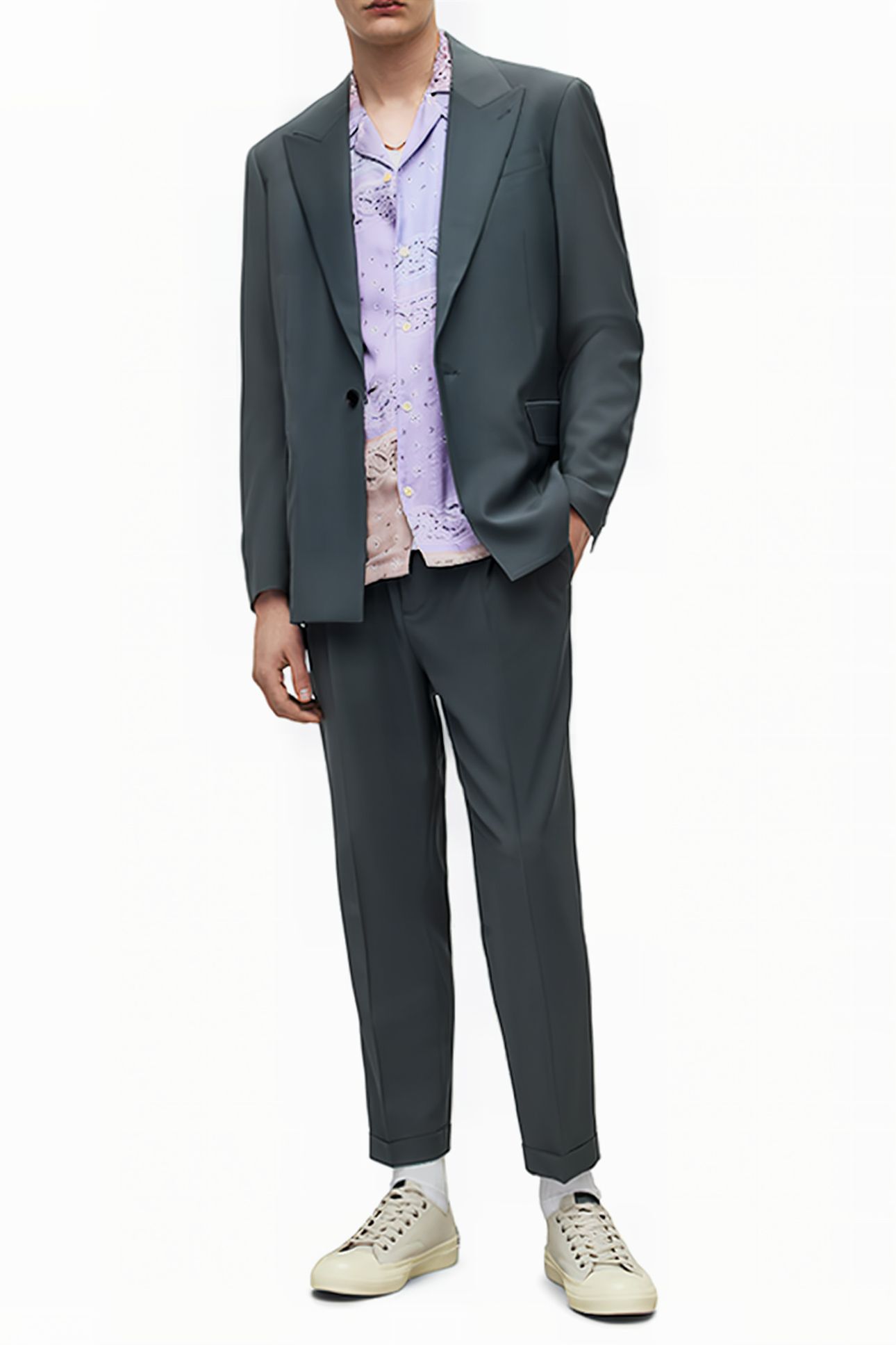 BERTO BLAZER SMOKE BLUE 3
