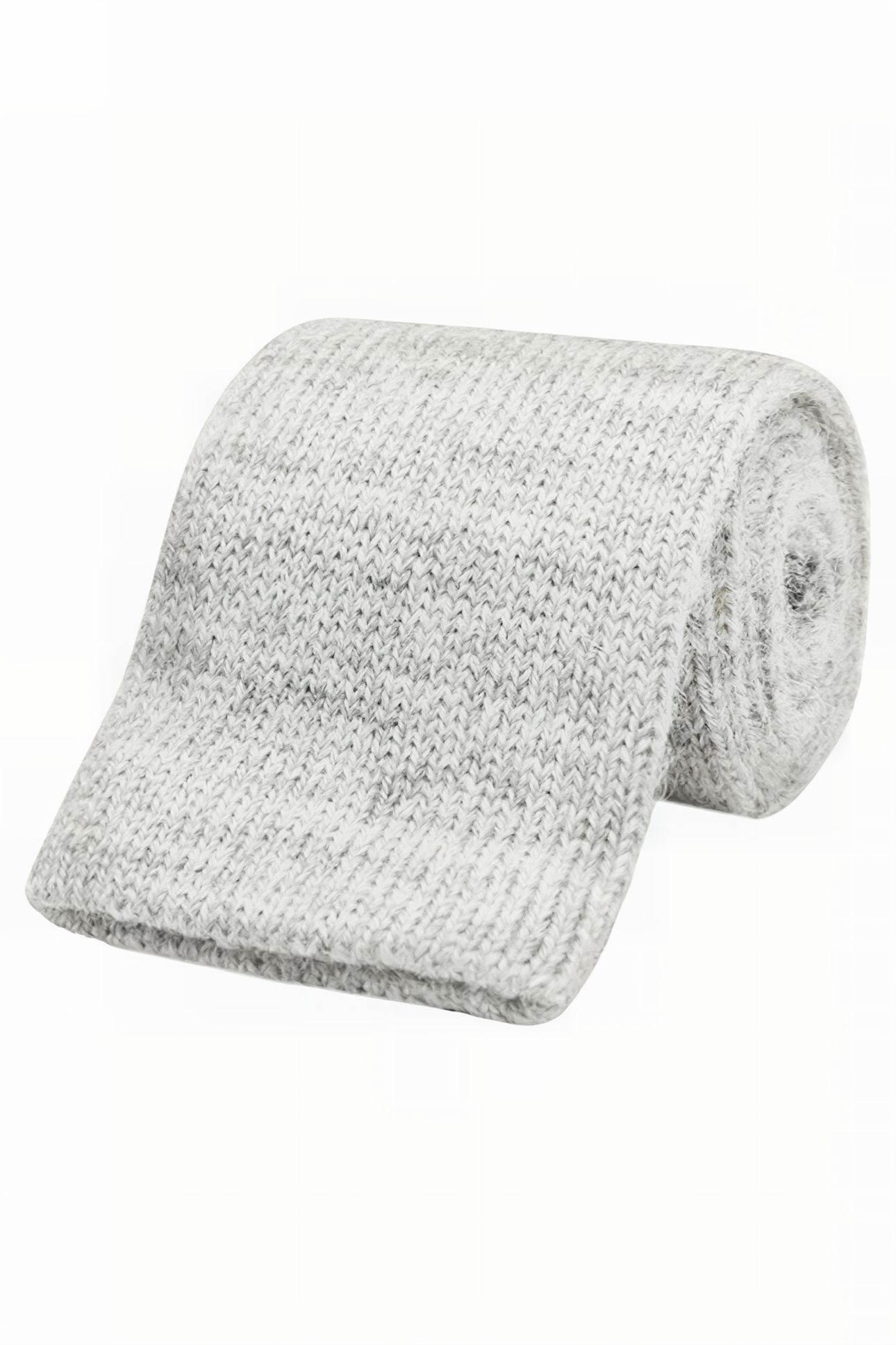 GREY KNITTED TIE 1