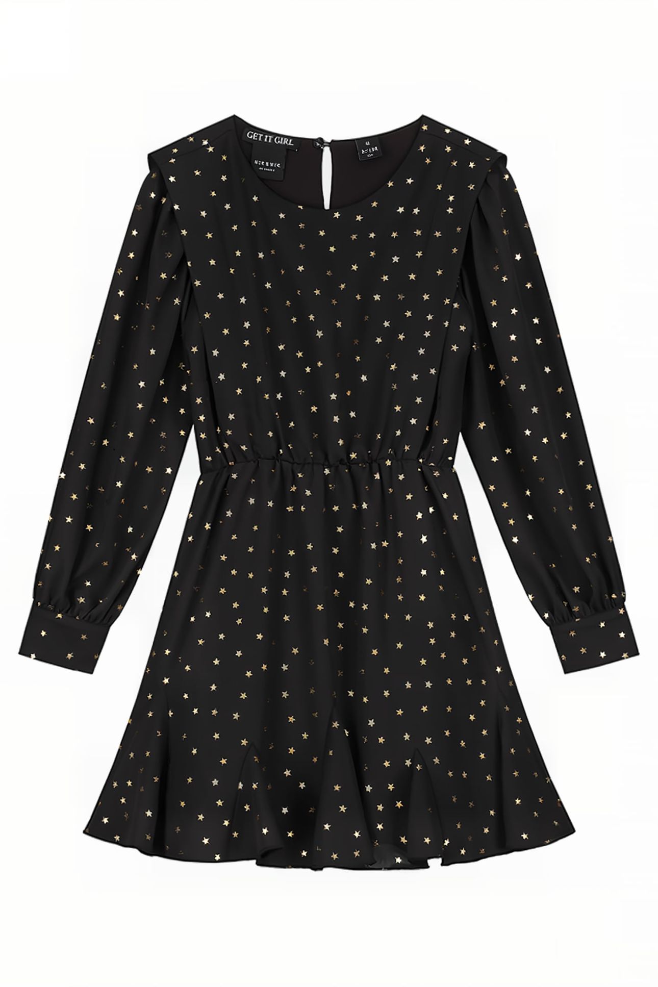 WINONA DRESS BLACK/GOLD 1