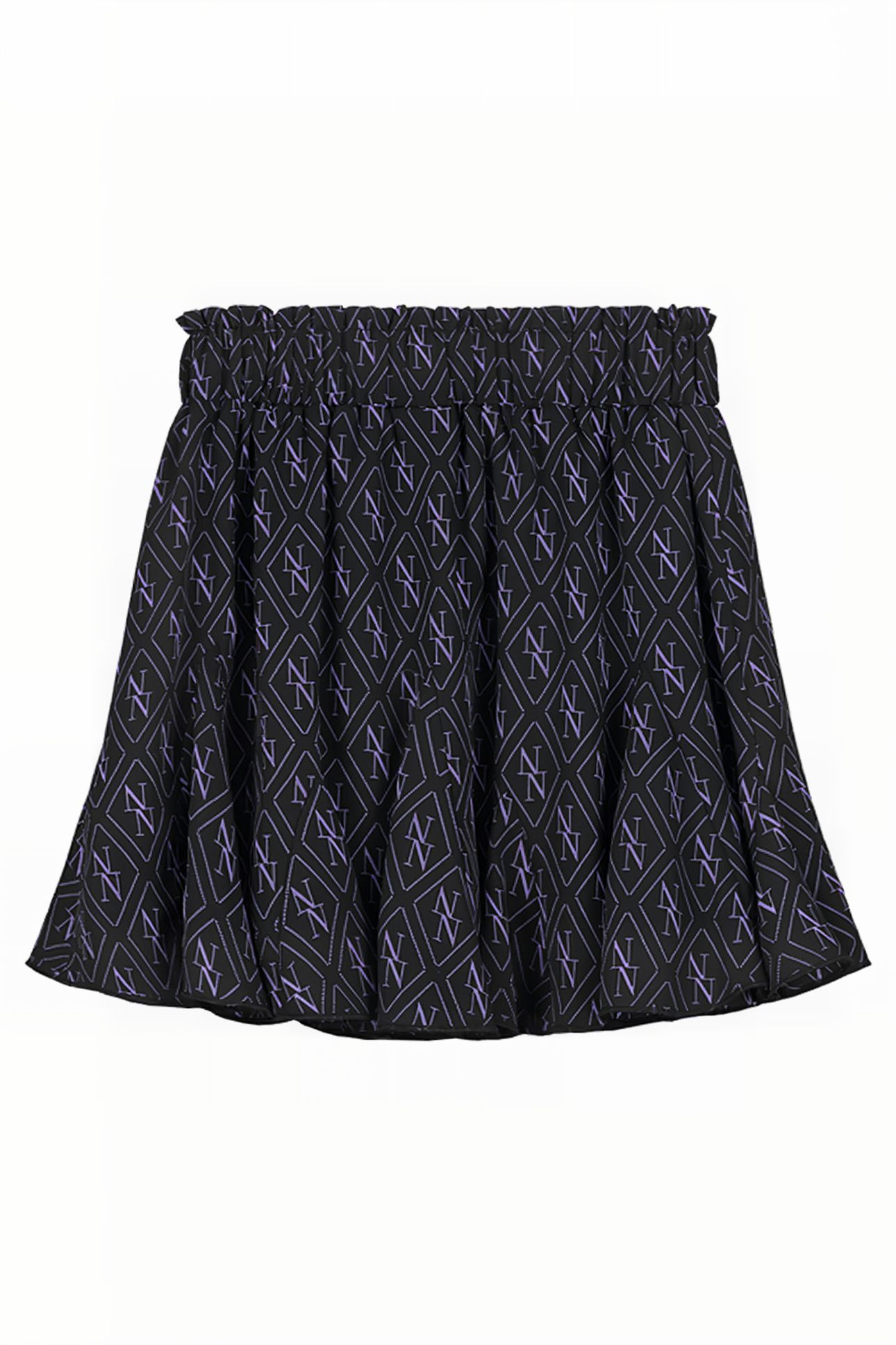 WINONA SKIRT BLACK/PURPLE 2
